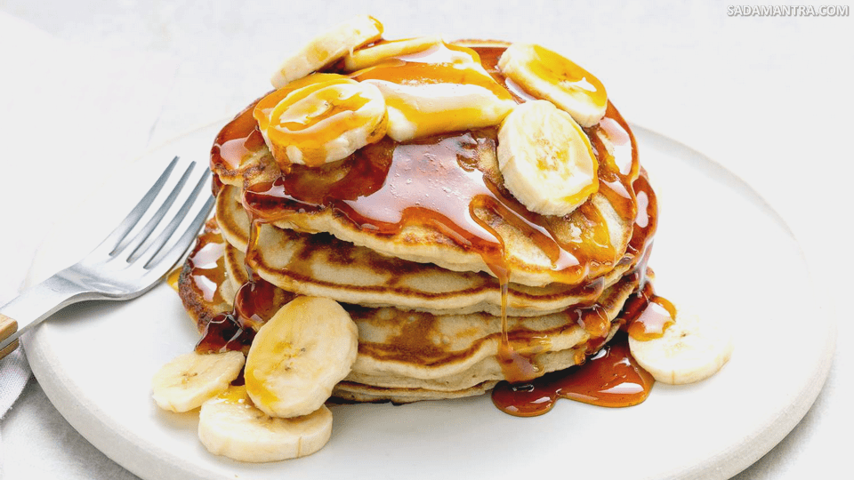 cara membuat pancake pisang