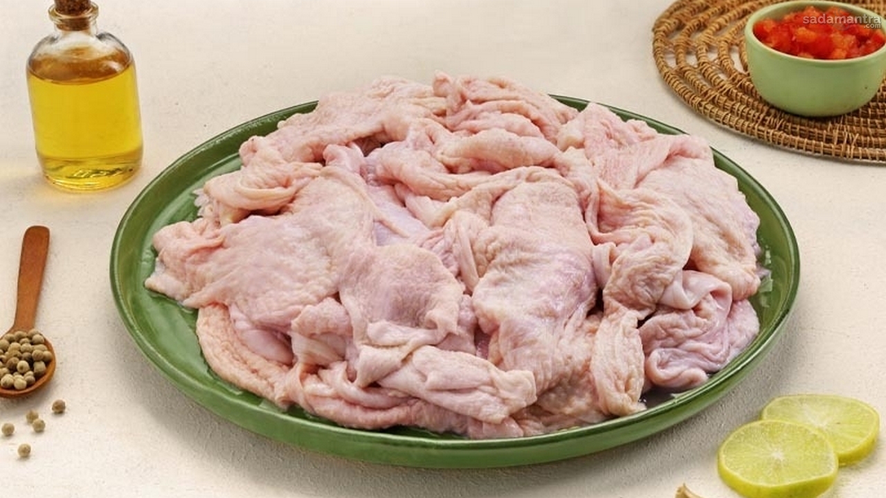 Kulit ayam sumber kolagen alami